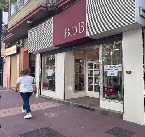 La tienda de BDB de liquidación.