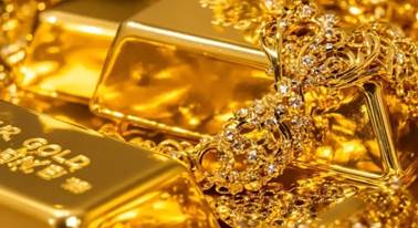 Lingotes y objetos de oro