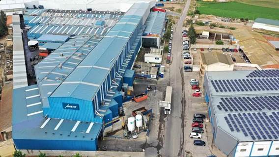 Vista aérea de la factoría de Adient Automotive, que hará las armaduras de los asientos delanteros para Vigo