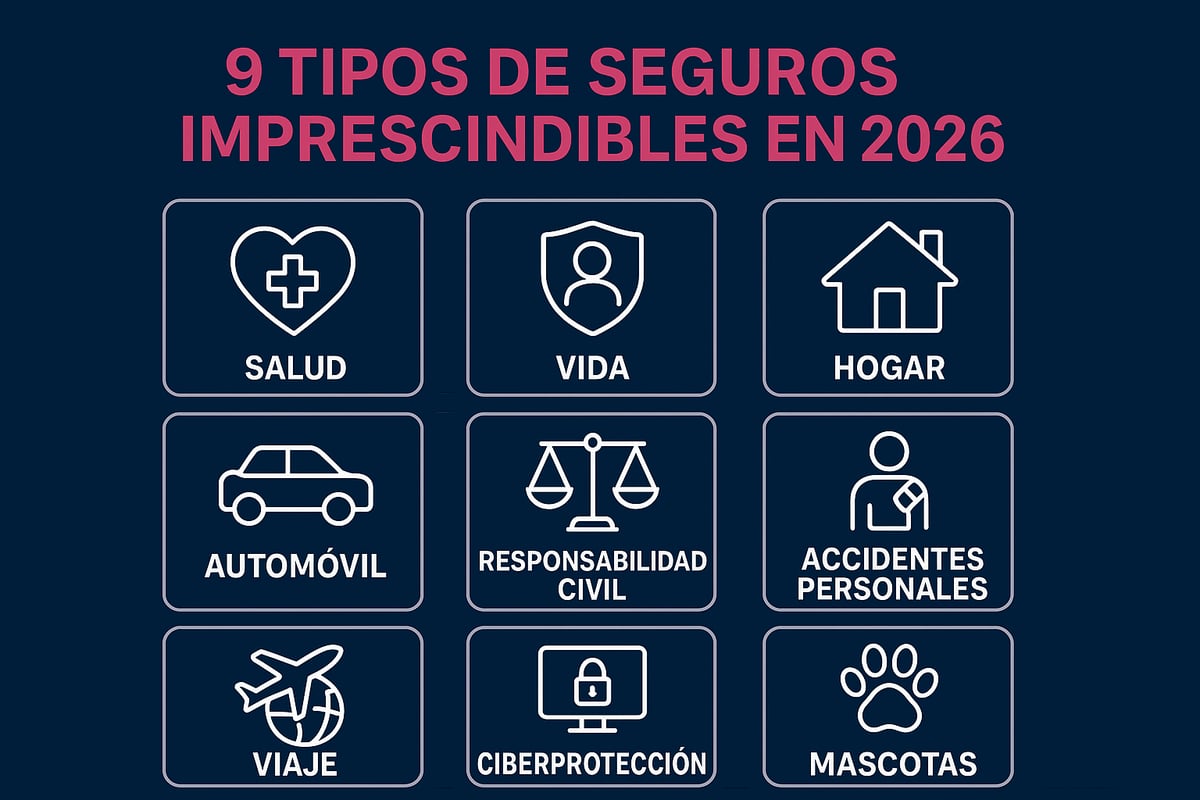 Los 9 Tipos De Seguros Imprescindibles Que Debes Conocer En 2026