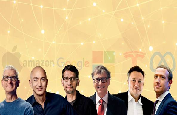 CEO de Apple, Amazon, Google, Microsoft, Tesla y Meta