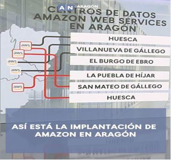 ️ El primer consejo de Gobierno del nuevo Gobierno de Aragón prevé aprobar el Plan de Interés General de Aragón (PIGA) para la ampliación de centros de datos de Amazon Web Services en Aragón. Así ...