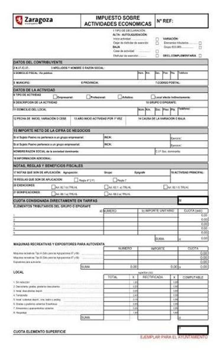 IAE: Impuesto sobre Actividades EconÃƒÂ³micas - Ayuntamiento de ...